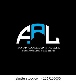 Logo de letras FPL diseño creativo con gráfico vectorial