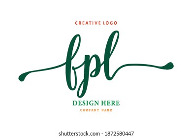 FPL lettering logo is simple, easy to understand and authoritative