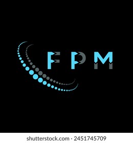 FPM letter logo abstract design. FPM unique design. FPM.
