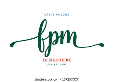 FPM lettering logo is simple, easy to understand and authoritative