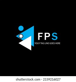 FPS letter logo creative design with vector graphic