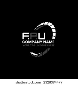Logo de letras FPU diseño creativo con gráfico vectorial, logo simple y moderno de FPU. Diseño de alfabetos lujosos FPU  