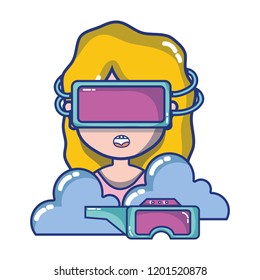 FPV goggles technology cartoons