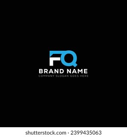 FQ creative initials letter logo design concept. FQ icon design. F Q