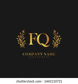FQ Initial beauty floral logo template