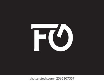 FQ letter logo design vector am initials design icon