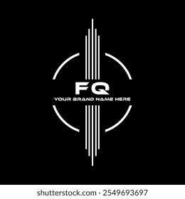 Diseño del logotipo de FQ, logotipo simple y moderno de FQ. Diseño de alfabeto lujoso de FQ
