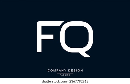 FQ, QF, Abstract Letters Logo Monogram