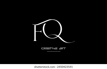 FQ, QF, F, Q abstract letters logo monogram