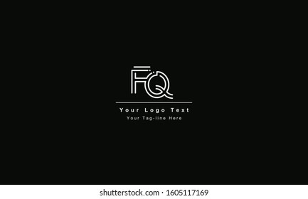 FQ or QF letter logo. Unique attractive creative modern initial FQ QF F Q initial based letter icon logo