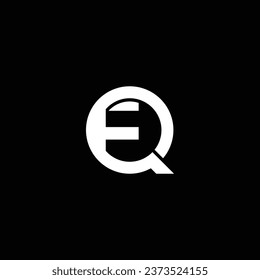 FQ or QF ‍abstract outstanding professional business awesome artistic branding company different colors illustration. Awesome logo design.