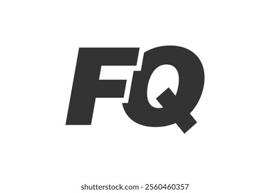 FQ Techno Editable Font Logo For Corporate Branding. Bold, Futuristic Design With Unique Typographic Ideas. Minimal Custom Type And Dynamic Letter Variations For Promotion, Printing, And Book Titles