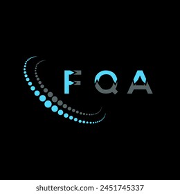 FQA letter logo abstract design. FQA unique design. FQA.
