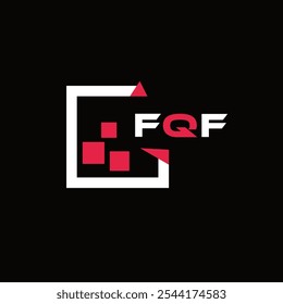 Logotipo de letra criativa minimalista FQF. FQF vetor exclusivo iniciais alfabeto letra logotipo design 
