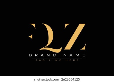 FQZ abstract letter logo design. This logo is designed by three abstract letters.