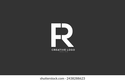 FR Abstract initial monogram letter alphabet logo design