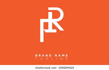 FR Alphabet letters Initial Monogram logo RF, F und R