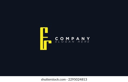 FR Alphabet letters Initials Monogram logo RF, F and R