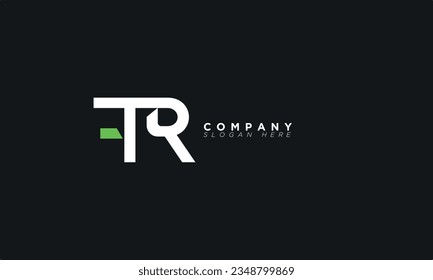 FR Alphabet letters Initial Monogram logo RF, F und R