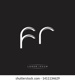 fr f r logo Initial Letter Split Lowercase