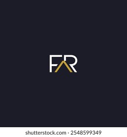 FR home initial logo design