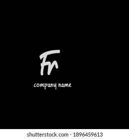 Para el logotipo de escritura a mano inicial para la identidad