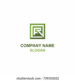 FR letter initial square logo.