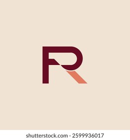 fr letter logo vector design