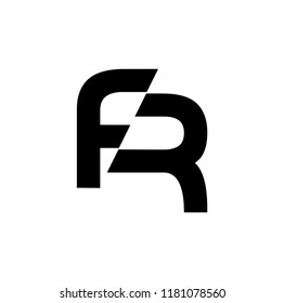 fr letter vector logo