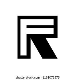 fr letter vector logo