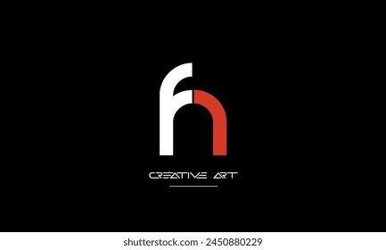 FR, RF, F, R abstract letters logo monogram