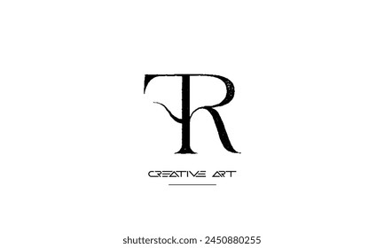 FR, RF, F, R Abstrakte Buchstaben Logo-Monogramm