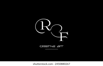 FR, RF, F, R abstract letters logo monogram