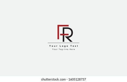 FR or RF letter logo. Unique attractive creative modern initial FR RF F R initial based letter icon logo