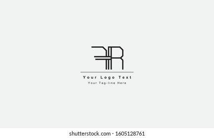 FR or RF letter logo. Unique attractive creative modern initial FR RF F R initial based letter icon logo
