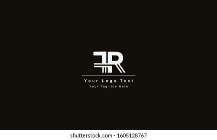 FR or RF letter logo. Unique attractive creative modern initial FR RF F R initial based letter icon logo