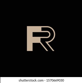 FR or RF logo and icon designs