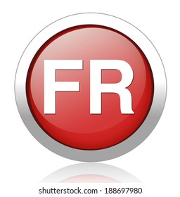 FR sign icon