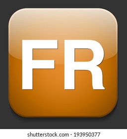 FR sign icon