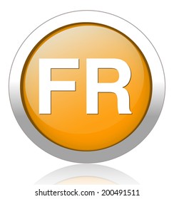 FR sign icon