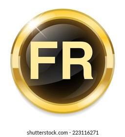 FR sign icon