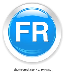 FR sign icon