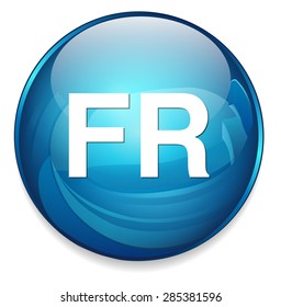 FR sign icon