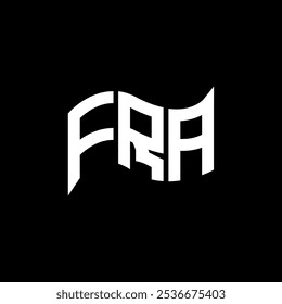 Diseño del logotipo de FRA, logotipo simple y moderno de FRA. Diseño de alfabeto de lujo FRA  