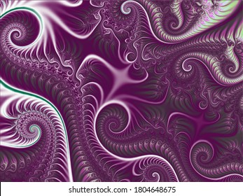 Fractal. Abstract Fractal background. Beautiful background for greetings card, flyers, invitation, posters, brochure, banners, calendar. Vector stock design.