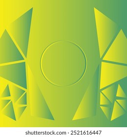 Fractal abstract background gradient ring Design for background, banner, website template, social media, poster, sale banner and more