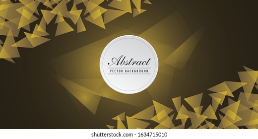 Fractal abstract background. Low poly vector background