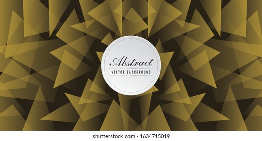 Fractal abstract background. Low poly vector background