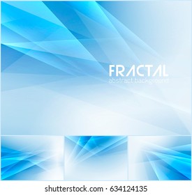 Fractal abstract background series. Low poly vector background series, suitable for design element and web background