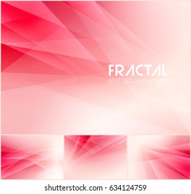 Fractal abstract background series. Low poly vector background series, suitable for design element and web background